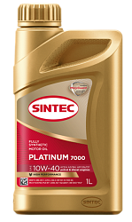 Моторное масло SINTEC Platinum 7000 SN/CF  10W-40  1л. синт.