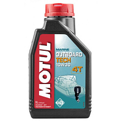 Моторное масло MOTUL Outboard Tech 4T  10W-30  1 л. синт.