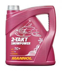 Моторное масло MANNOL 2-Takt Snowpower  4 л. синт.