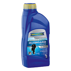 Моторное масло RAVENOL Outboard 2T Mineral  1 л. мин.