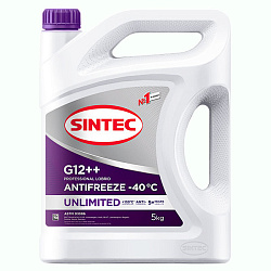 Антифриз SINTEC Unlimited G12++ (-40) фиолетовый  5 кг.