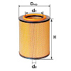 Воздушный фильтр DIFA DIFA4308M+4308-01