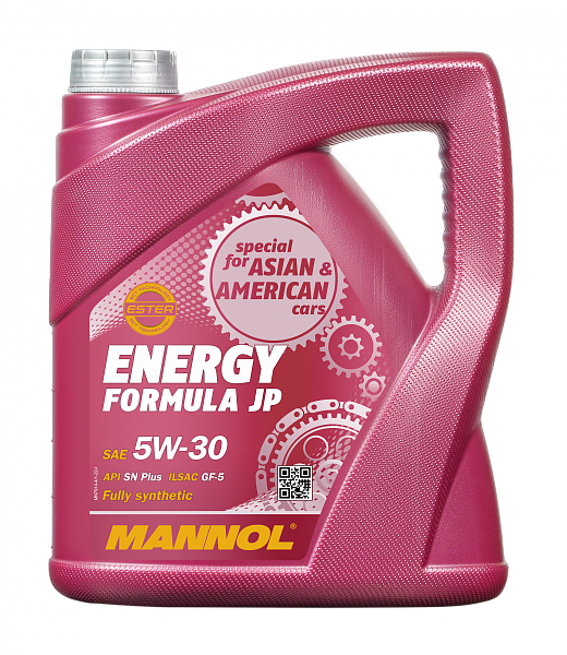 Моторное масло MANNOL Energy Formula JP  5W-30  4 л. синт.
