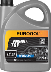 Моторное масло EURONOL TOP FORMULA  0W-40  4 л. синт.