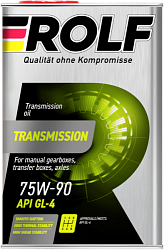 Трансмиссионное масло ROLF Transmission  75W-90 GL-4/GL-5  4 л. п/синт.