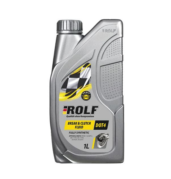 Тормозная жидкость ROLF Brake&Clutch Fluid DOT-4  910 гр.