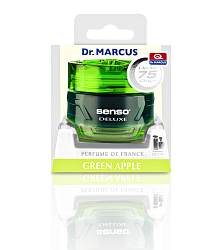 Ароматизатор гелевый Dr.Marcus SENSO DELUX Green Apple  50 мл.