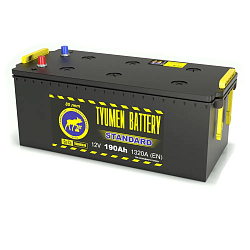 Аккумулятор Тyumen Battery STANDARD 190 Ач, Прямая полярность