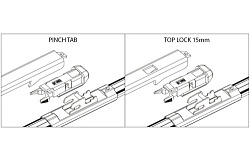 Адаптер щетки стеклоочистителя OSAWA KM6 Top Lock, Pinch Tab  2 шт.