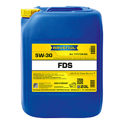 Моторное масло RAVENOL FDS  5W-30  20 л. синт.