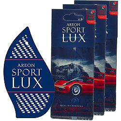 Ароматизатор на зеркало AREON Lux Sport MIX-ароматов  к-т 72шт.