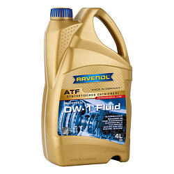 Трансмиссионное масло RAVENOL ATF DW-1 Fluid  4 л. синт.