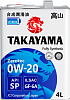 Моторное масло TAKAYAMA Zerotec  0W-20  4 л. синт.