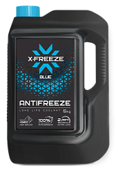 Антифриз X-Freeze Blue (-40) синий  5 кг.