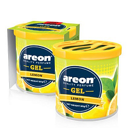 Ароматизатор на панель AREON Gel Can Blister LEMON  1 шт.