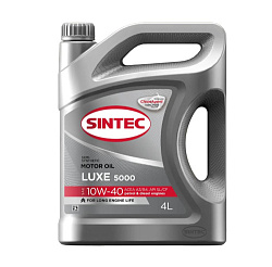 Моторное масло SINTEC LUXE 5000 SL/CF  10W-40  4 л. п/синт.