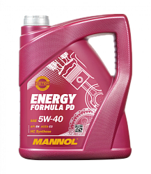 Моторное масло MANNOL Energy Formula PD  5W-40  5 л. синт.