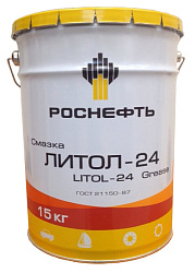 Смазка литиевая Литол-24 Роснефть  18кг. (20,5л.)