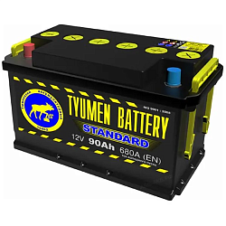 Аккумулятор Tyumen Battery STANDARD  90 Ач, Прямая полярность