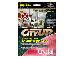 Салфетки из микрофибры City UP Crystal CA-111  36х65 см.