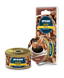 Ароматизатор на панель AREON Ken Blister COFFEE  1 шт.