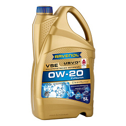 Моторное масло RAVENOL VSE  0W-20  5 л. синт.