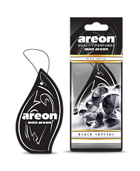 Ароматизатор на зеркало AREON Mon Areon BLACK CRYSTAL MA23  к-т 10 шт.