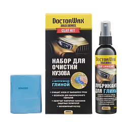 Набор для очистки кузова с синтетической глиной DoctorWax DW8494  118 мл.