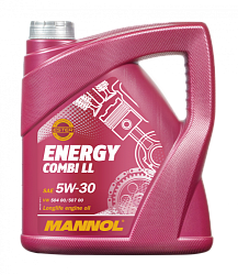 Моторное масло MANNOL Energy Combi LL  5W-30  4 л. синт.