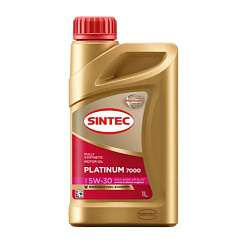 Моторное масло SINTEC Platinum 7000 SL/CF  5W-30  1 л. синт.