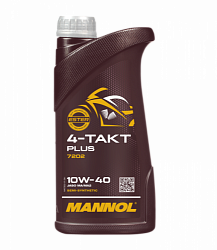 Моторное масло MANNOL 4-Takt Plus 10W-40  1 л. п/синт.