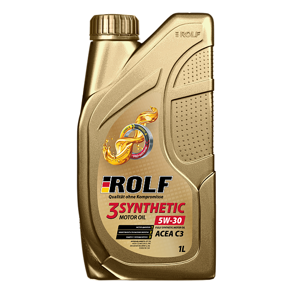 Моторное масло ROLF 3-SYNTHETIC С3  5W-30  1 л. синт.