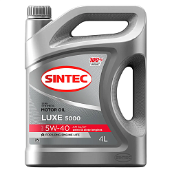 Моторное масло SINTEC LUXE  5W-40  4 л. п/синт.