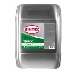 Моторное масло SINTEC TRUCK CI-4/SL  10W-40  20 л. п/синт.