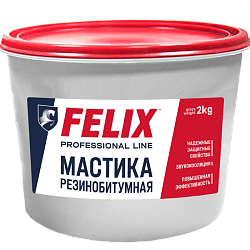 Мастика резино-битумная FELIX  2 кг.