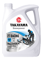 Моторное масло TAKAYAMA Snowpower Racing 2Т  4 л. синт.