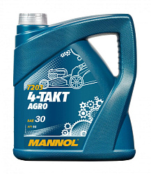 Моторное масло MANNOL 4-Takt Agro SAE 30  4 л. мин.