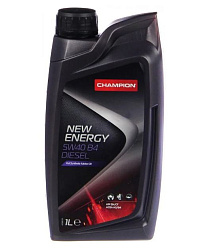 Моторное масло CHAMPION New Energy B4 Diesel  5W-40  1 л. синт.