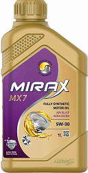 Моторное масло MIRAX MX7  5W-30  1 л. синт.