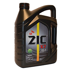 Моторное масло ZIC X7 Diesel  10W-40  6 л. синт.