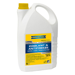 Антифриз -40 желтый RAVENOL TTC Protect C11 Premix  5 л.