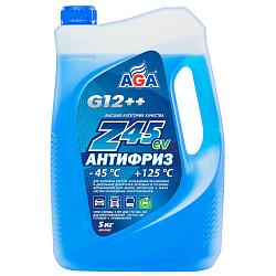 Антифриз G-12++ -45/+125°C синий AGA306Z (готовый к применению)  5 кг.