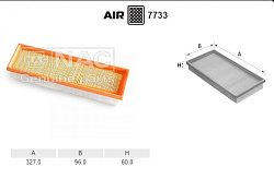 Фильтр воздушный NAC 7733