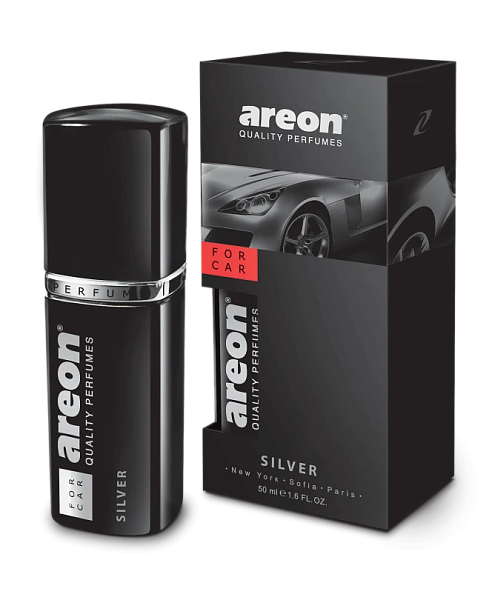 Ароматизатор спрей Areon PERFUME Silver  50 мл.