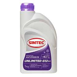 Антифриз SINTEC Unlimited G12++ (-40) фиолетовый  1 кг.