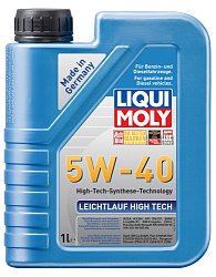 Моторное масло LIQUI MOLY Leichtlauf High Tech  5W-40  1 л. синт.