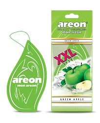 Ароматизатор на зеркало AREON Mon Areon XXL GREEN APPLE MAX06  к-т 10 шт.