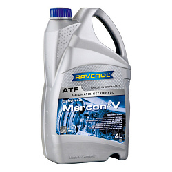 Трансмиссионное масло RAVENOL ATF Mercon V  4 л. синт.