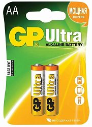 GP Элемент питания AA  Ultra Alkaline 15AU-2CR2 (2шт в уп.)         2 шт