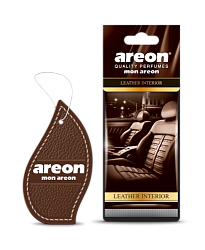 Ароматизатор на зеркало AREON Mon Areon LEATHER INTERIOR MA42  1 шт.